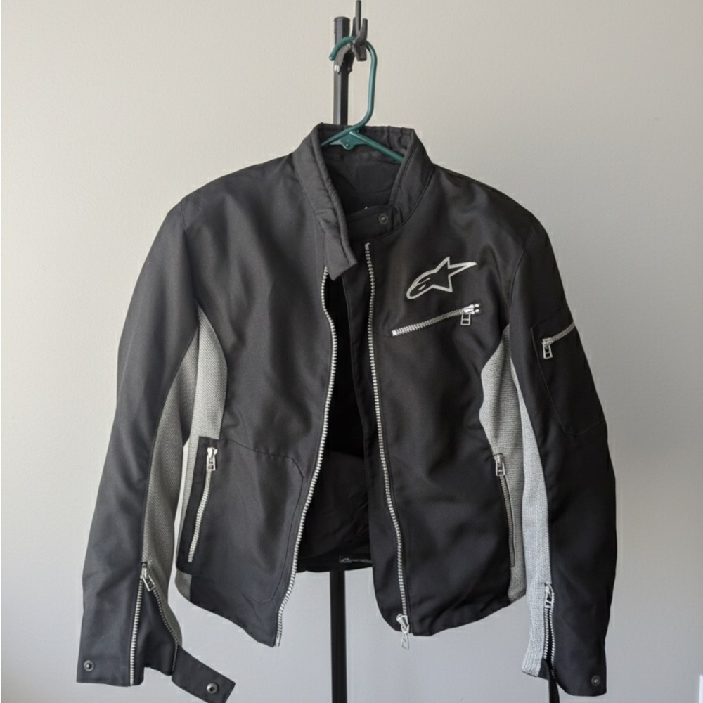 Alpinestars Black and Gray Riding Jacket